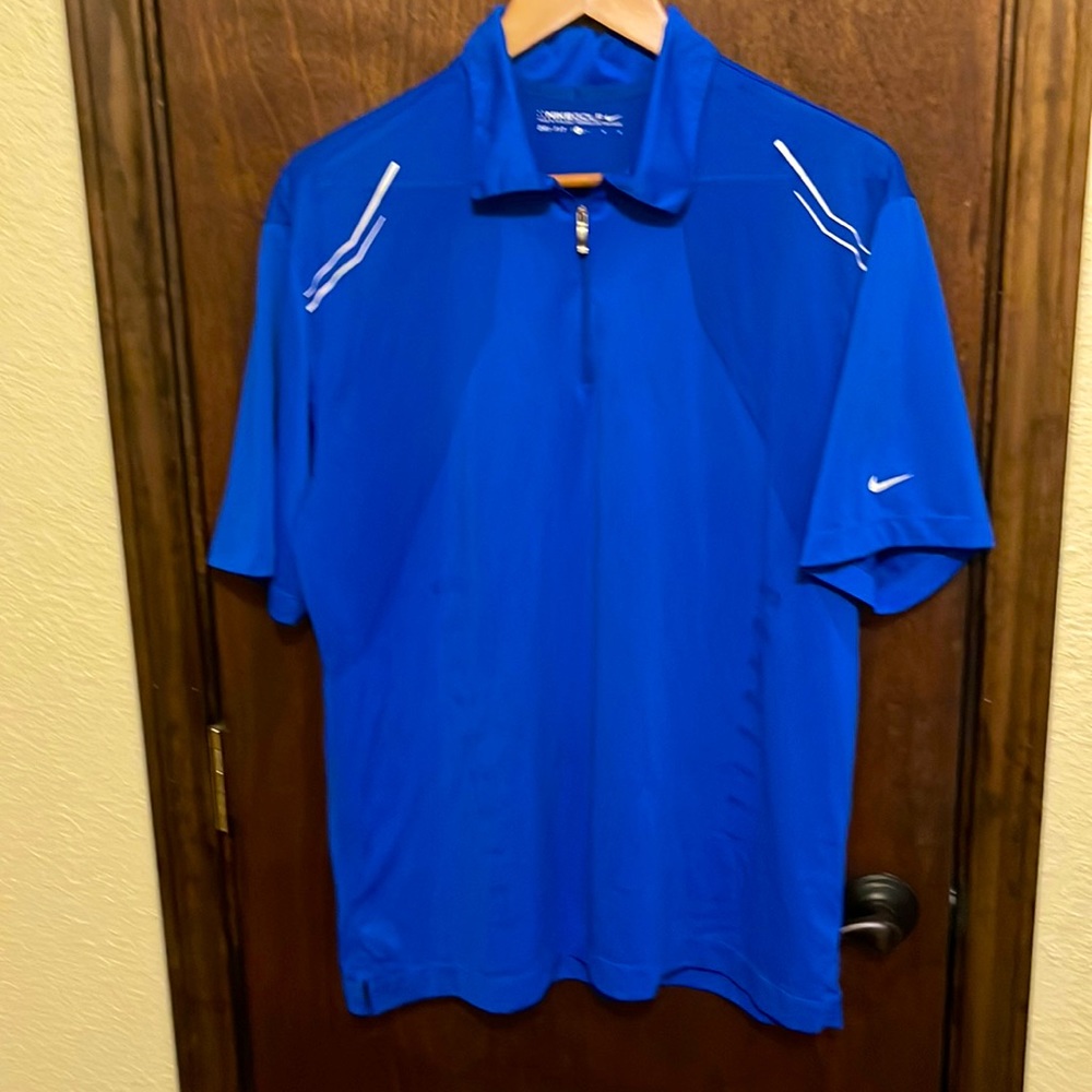 Nike Golf Men’s Dri-Fit shirt L Blue